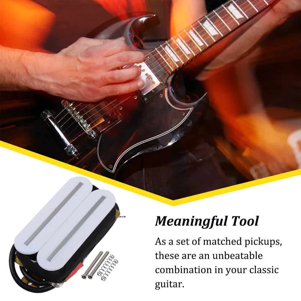 

Двойной рельсовый мост Пикап басы хамбакер Замена пикапа шумоподавление Премиум музыкальный черный мост Пикап