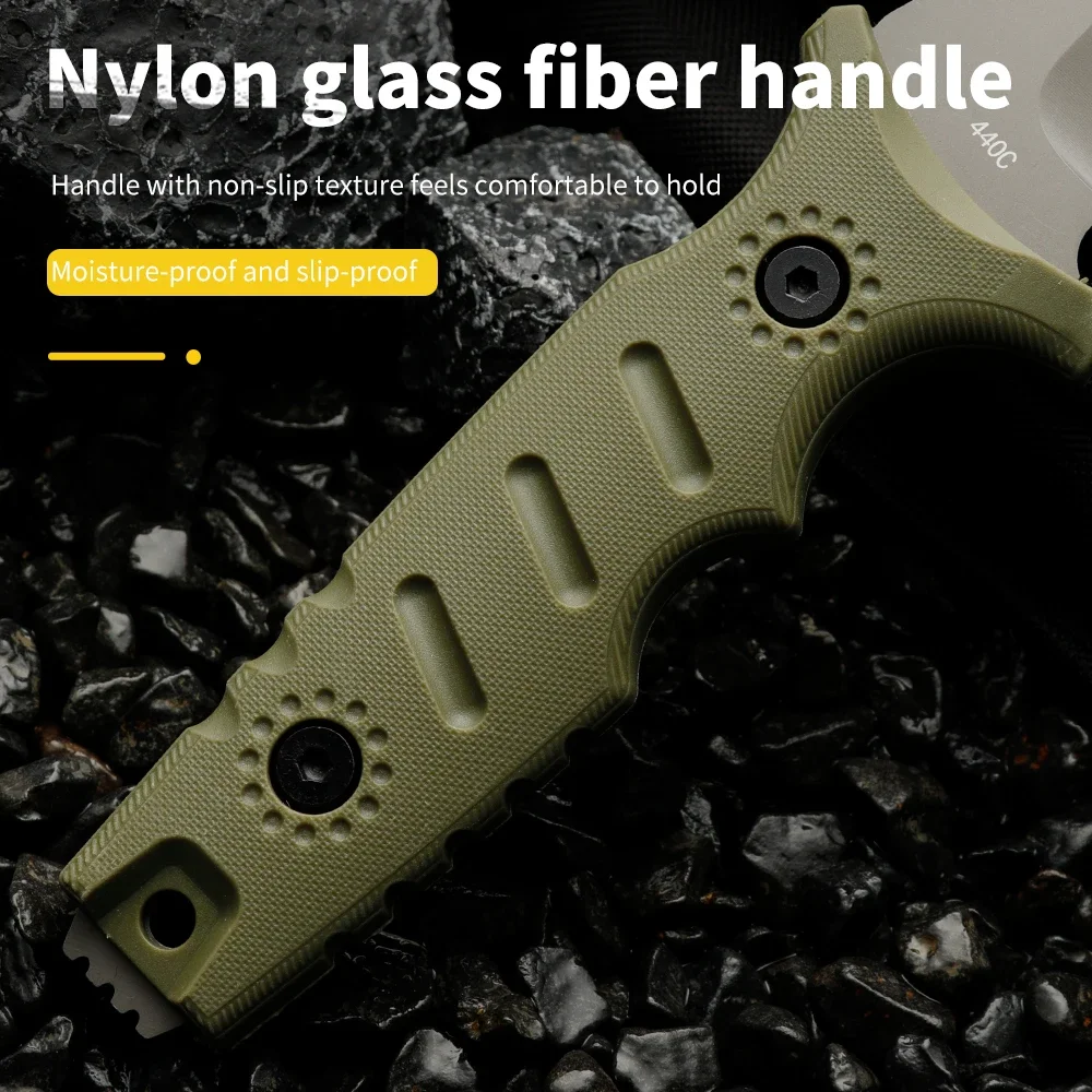 Высококачественное многофункциональное фиксированное лезвие - нож для кемпинга
