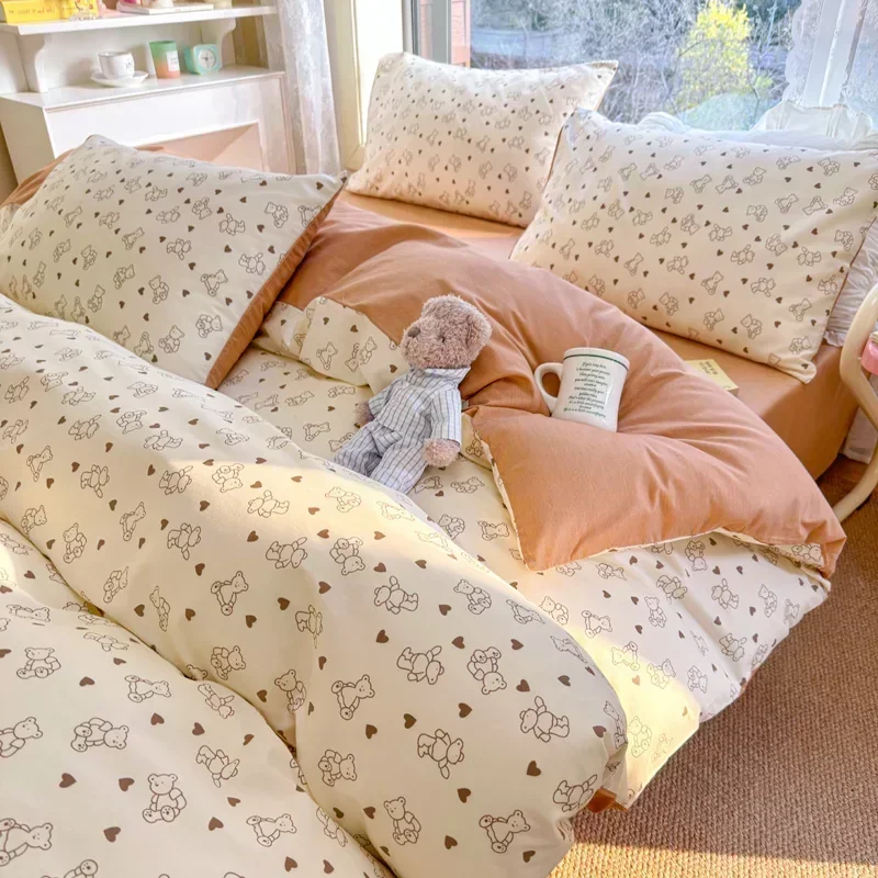 Высококачественная 100% хлопчатобумажная ткань маленький пододеяльник со свежим