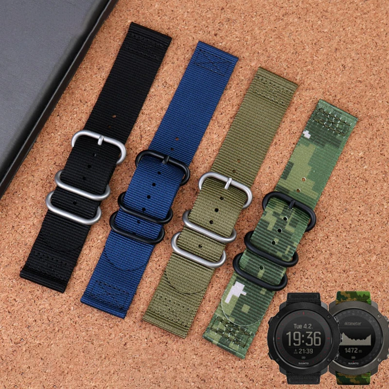 Холщовый ремешок для часов SUUNTO Pro/Songtuo 9 Sparta baro speed фотоэлектрический наружный