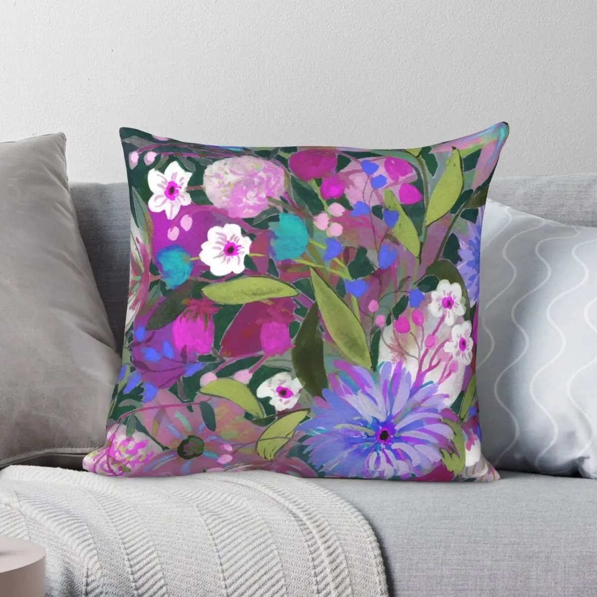 

Moonlight Glory Pink And Purples Pillowcase Polyester Linen Velvet Creative Decor Throw Pillow Case Car Cushion Cover Wholesale