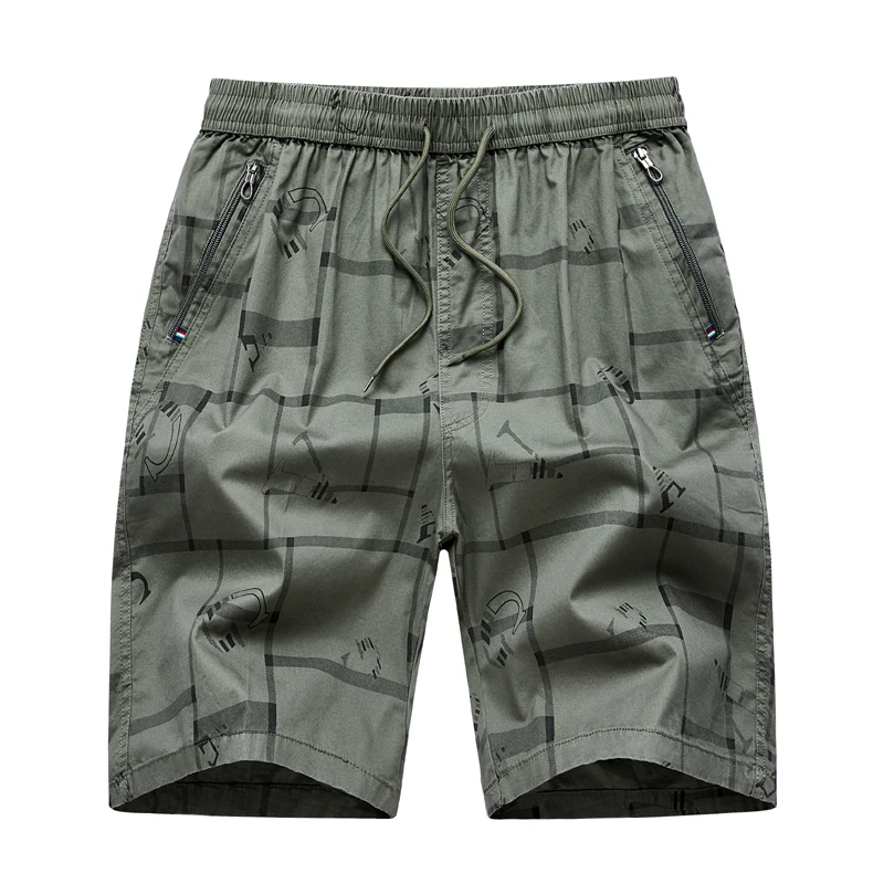 

Летние пляжные шорты из чистого хлопка, мужские свободные домашние шорты с эластичным поясом, повседневные шорты