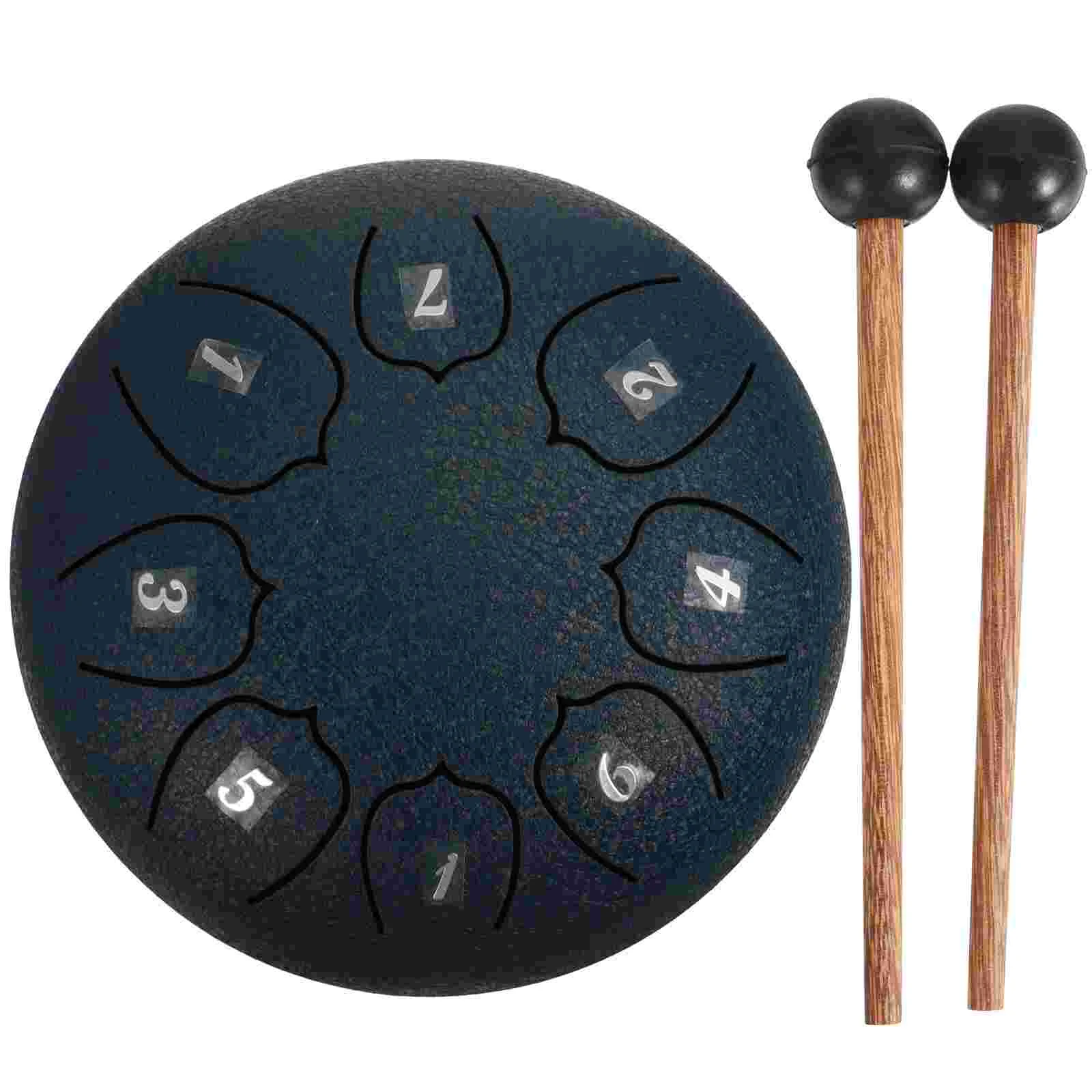 

Drum Tongue Percussion Instrument Handpan Musical Drums Rhythm Mini Steel Aum Mallets Set Hand Adults Meditation Sticks Worry