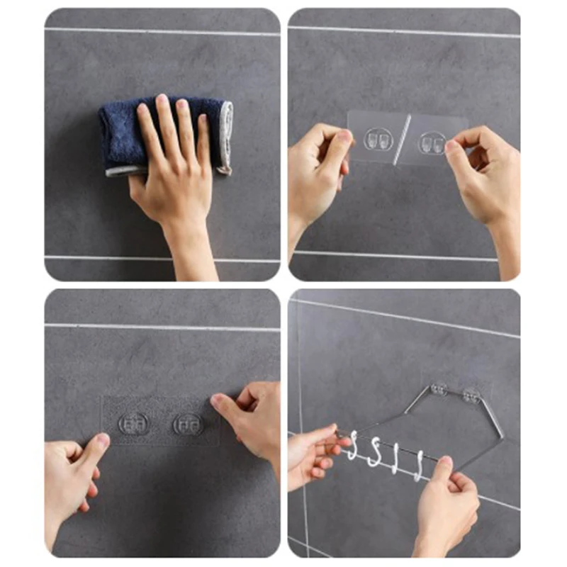 Настенный клейкий крючок под провод Полка вешалка держатель зажим Органайзер