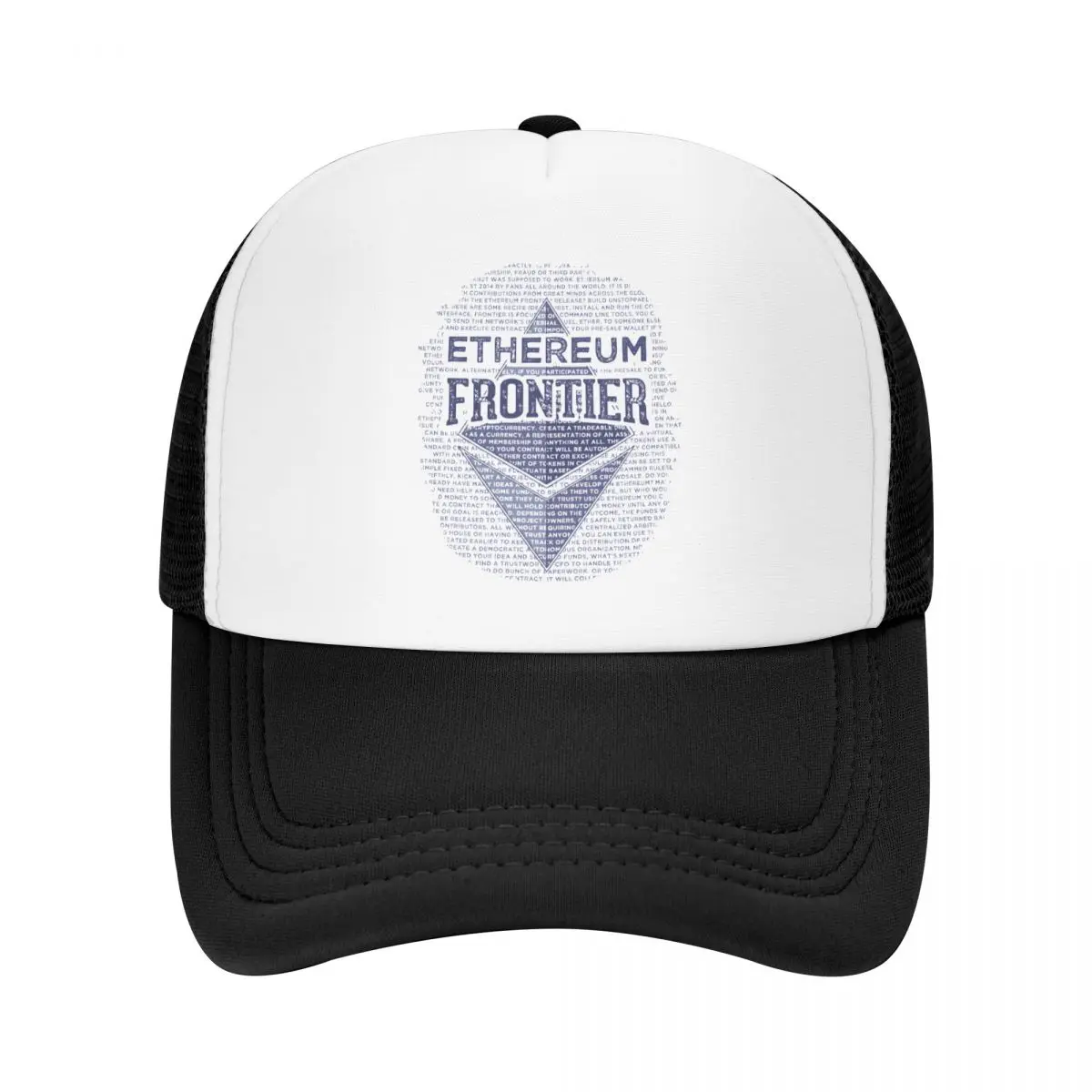 

Оригинальная синяя кепка-тракер Ethereum Frontier, бейсболка с сеткой в виде криптовалюты для мужчин и женщин, мужская Кепка-бейсболка в стиле хип-хоп, уличная одежда