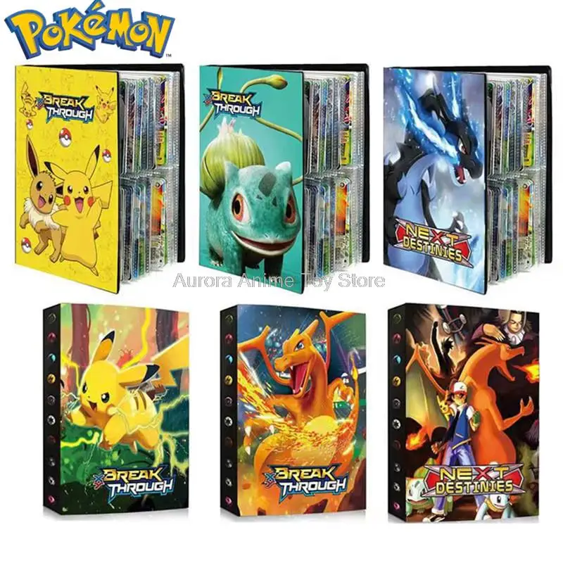 

2022 Album Pokemon Cards Album Book Cartoon Anime New 240PCS Game Card VMAX GX EX Holder Collection Folder Kid Cool Toy Gift