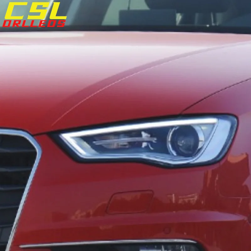 Дневные ходовые огни для Audi A3 дневные красный синий янтарный желтый фиолетовый