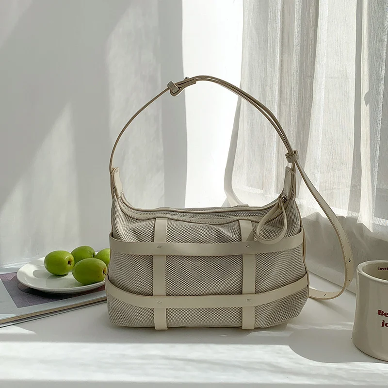 Повседневные вместительные холщовые Лоскутные сумки через плечо из