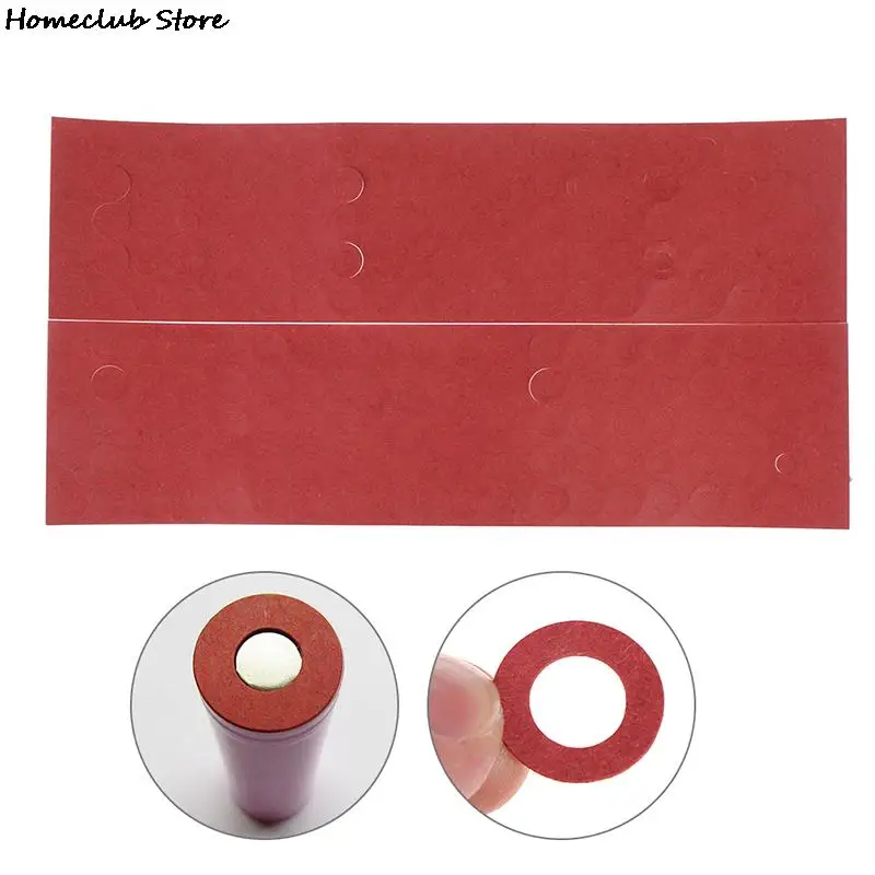 

200pcs 18650 Battery Insulator Insulation Ring Adhesive Cardboard Paper
