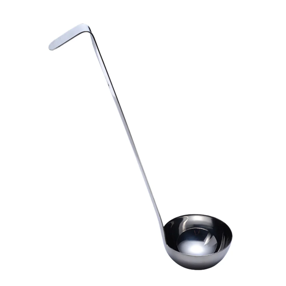 

1Pc Serving Ladle Stirring Spoon Food Spoon Kitchen Utensil Stainless Steel Dipper Water Scoop Ladle