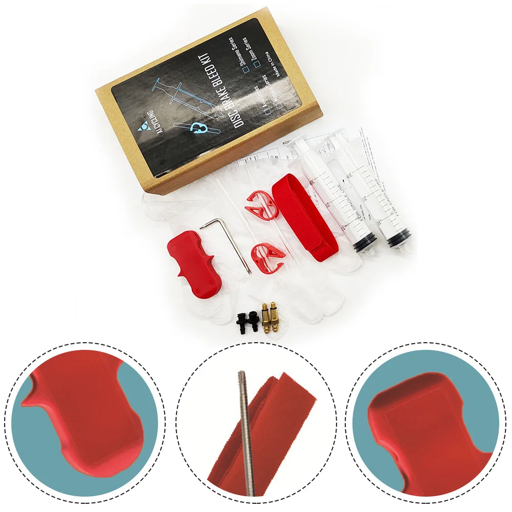 

MTB Bike Hydraulic Disc Brake Oil Bleed Tools Kit For Nutt Mountain Bicycle Oil Drain Replenishment Tool Set For Avid Hayes