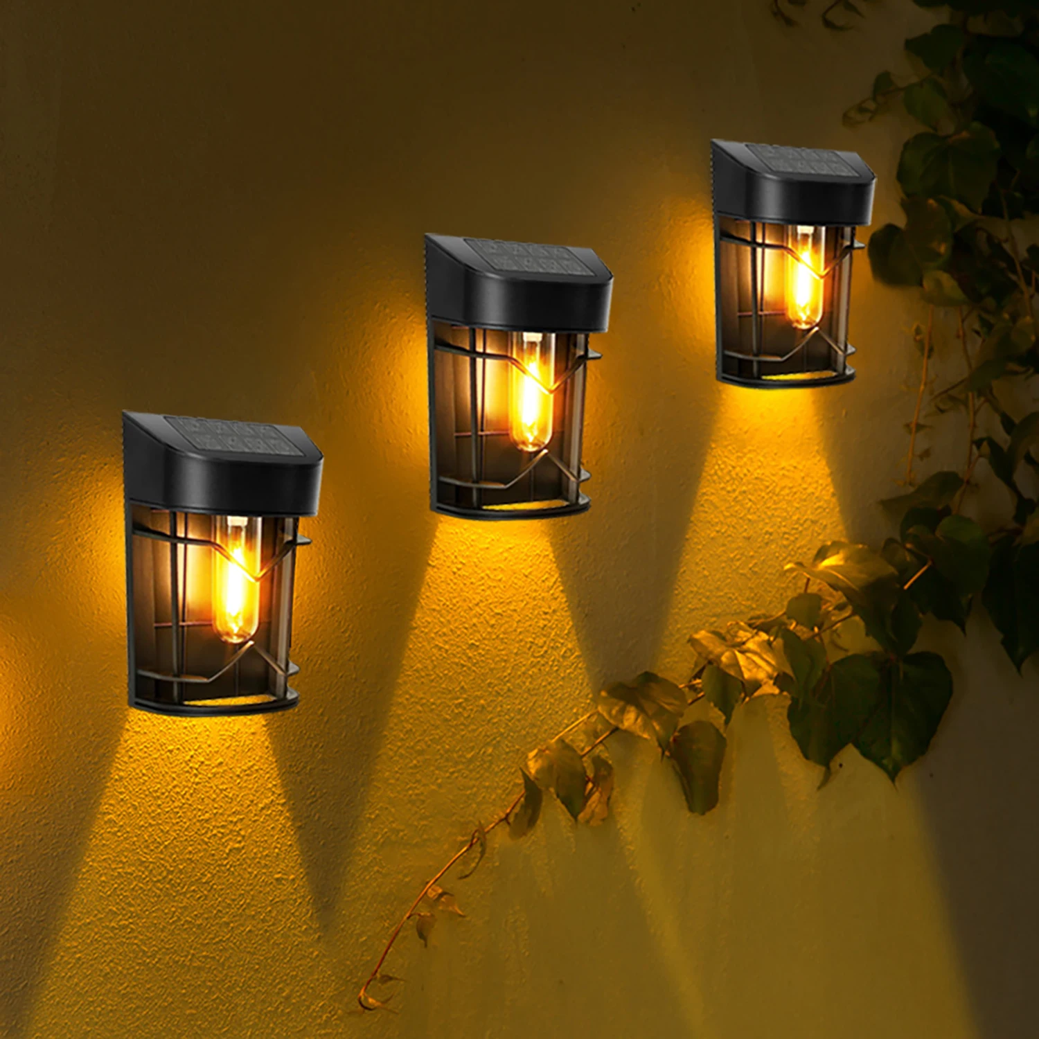 Фонари на солнечной батарее для забора