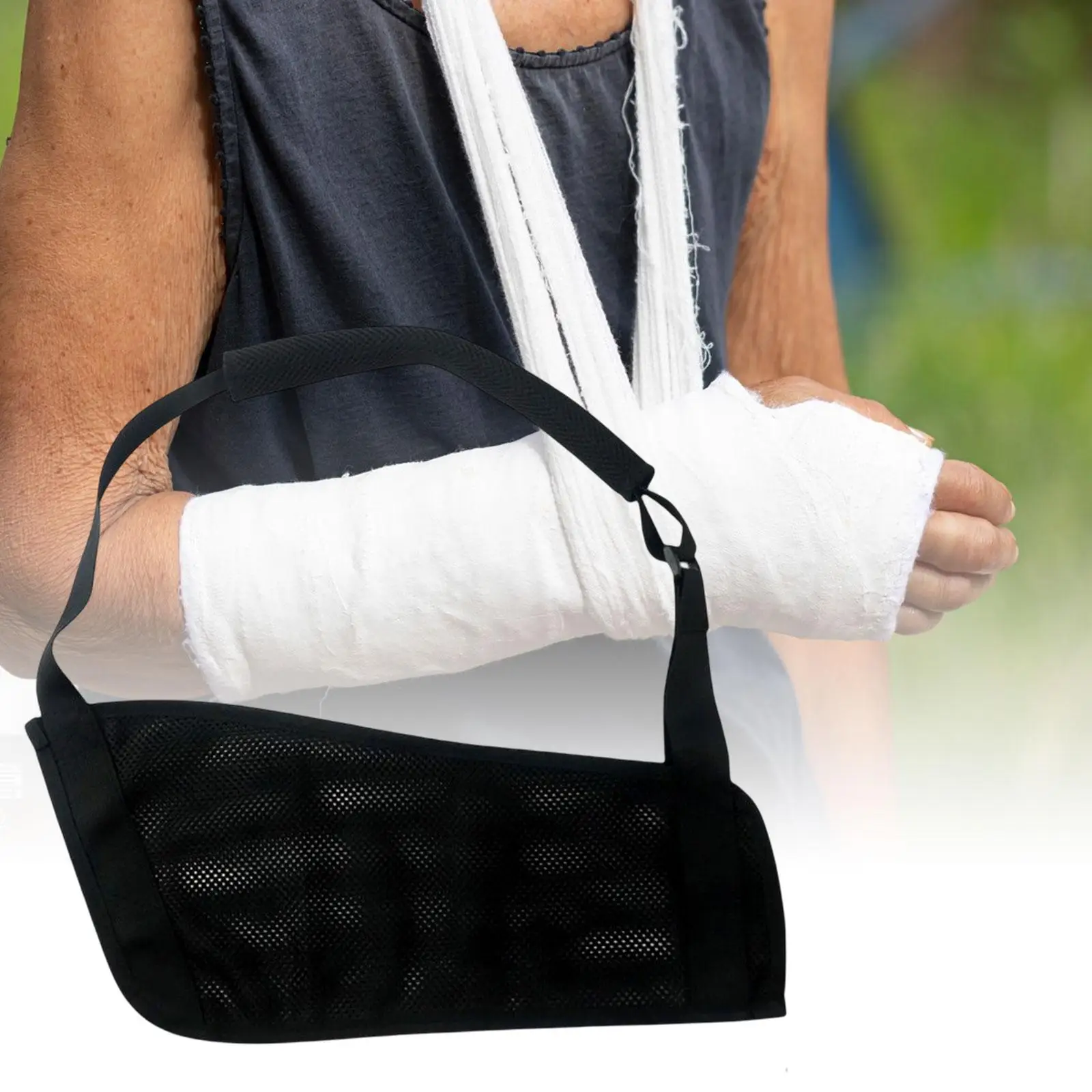 

Arm Sling Comfortable Lightweight Wrist Shoulder Support for Kids Adults Left and Right Arm Dislocation Shower Injury Fracture