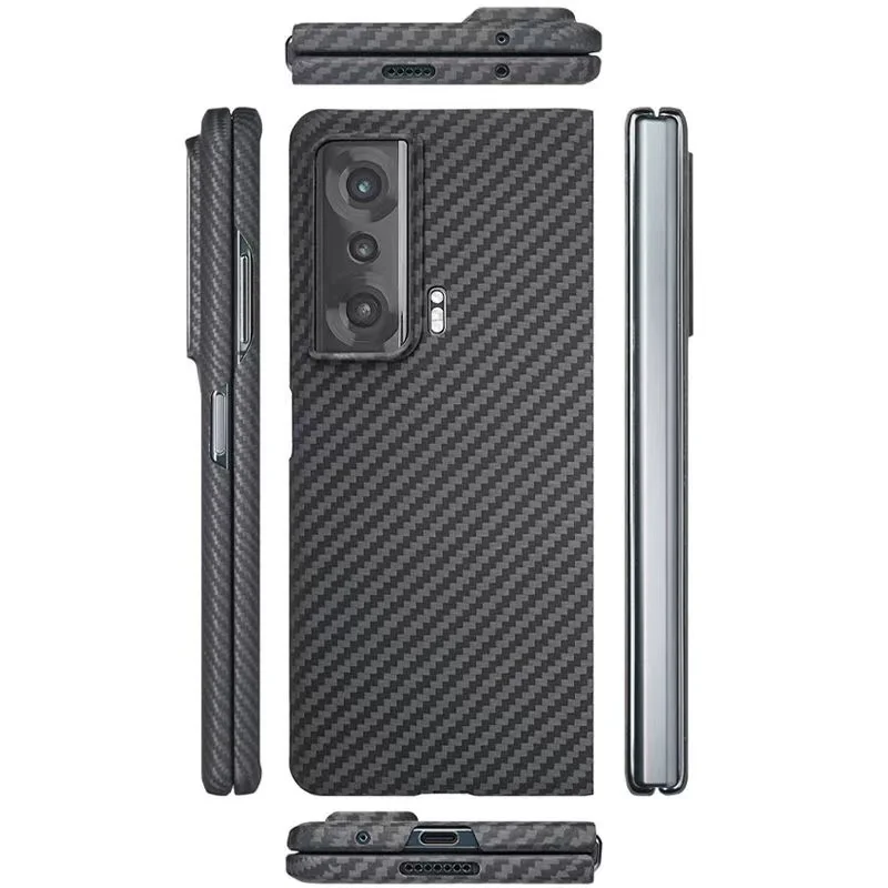 

For Honor Magic V Carbon Fiber Case Phone Cover Folding Aramid Fiber Protective Shell All-inclusive Anti-fall for Honor Magic V