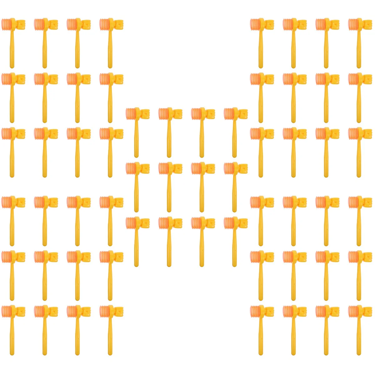 

60 шт., портативные пластиковые игрушки-молотки
