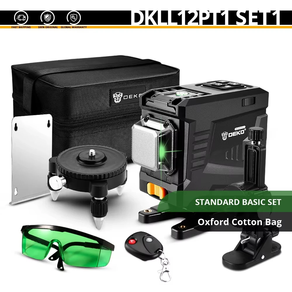 

DEKO 12-линейный зеленый лазерный уровень