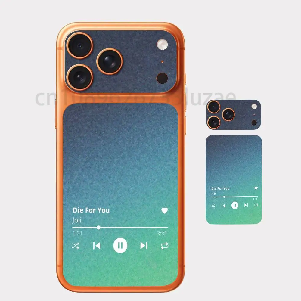 Фото Защитная пленка J-Joji Smithereens для iPhone 17 Pro/17 Pro Max, наклейка на заднюю панель, защита объектива №2