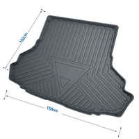 for ford mustang 12 19 tpo cargo liner floor mat all weather rear trunk protection durable specialized car accessories modified