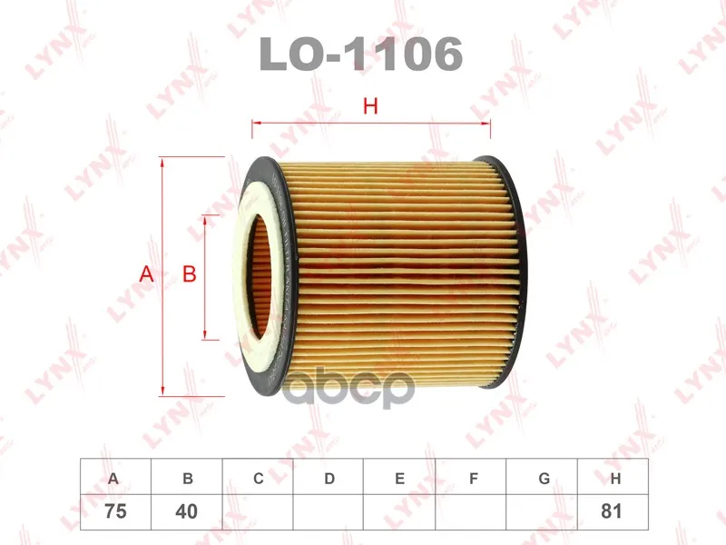Lo-1106_фильтр Масляный! Bmw E61/E90/E91/X3/X5/Z4 2.0-3.0 05 LYNXauto арт. LO1106 | - Цена: 985