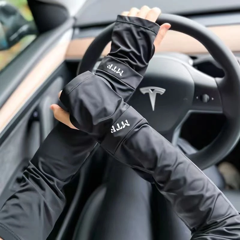 Летние Солнцезащитные Перчатки Для Вождения С Длинным Рукавом И Ледяным Рукавом.