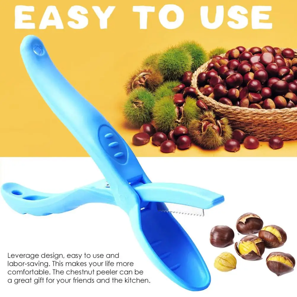 

Chestnut Clip Chestnut Peeler Scissors Kitchen Nut Tool Ergonomic Chestnut Tongs Practical Tool for Peeling