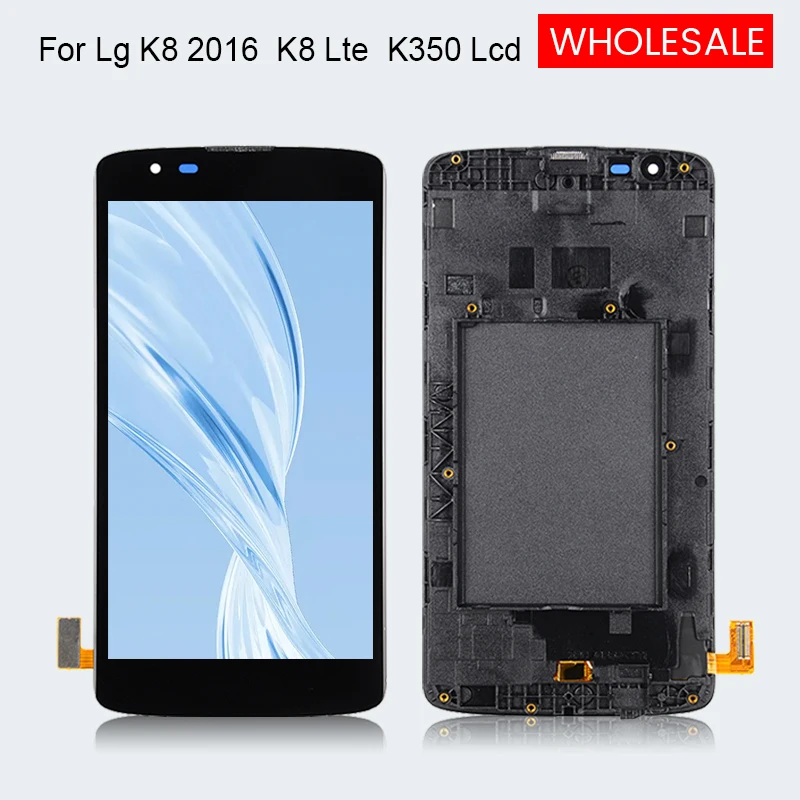 

ЖК-дисплей 5,0 дюйма для LG K350, сенсорный экран, дигитайзер K8 2016 K370 K373 K8 LTE VS500PP K371, дисплей в сборе с инструментами