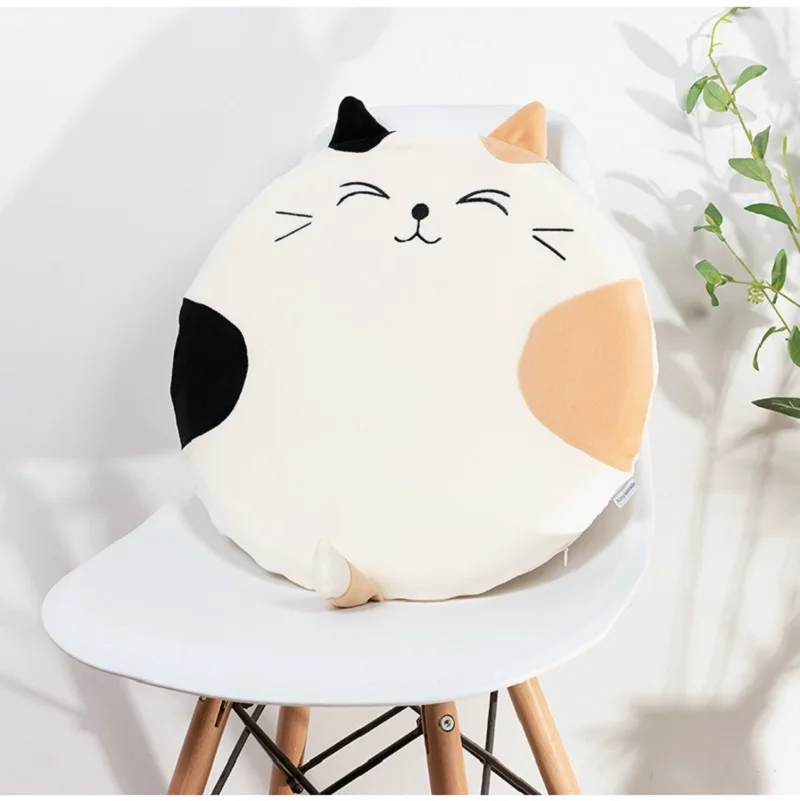 

Cartoon Seat Cushion Winter Warm Thick Back Cushion Floor Tatami Cushion Living Room Cat Futon Car Lumbar Pillow