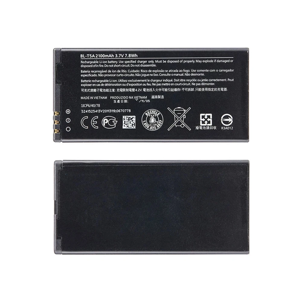 Оригинальная Аккумуляторная батарея 2100 мАч для телефона Nokia Microsoft Lumia 550 730 735 738 RM1038