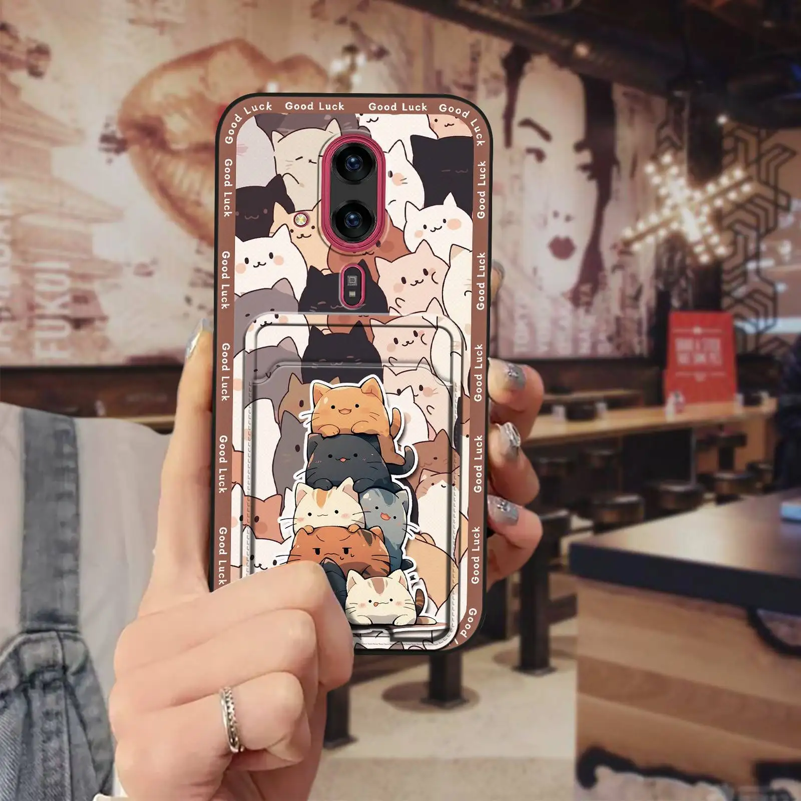 Милый чехол для телефона с полной оберткой Fujitsu Arrows F-53E/Rakuraku защитный