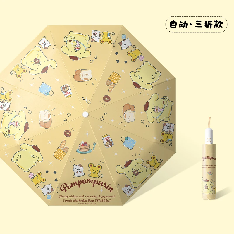 ГОРЯЧИЙ Sanrio Pochacco, студенческий зонт, двойного назначения, детский солнцезащитный крем, защита от ультрафиолета, Kawaii, мультяшный зонт от солнца, новый стиль (art.: 3920d30c8d9cc) - 3920d30c8d9cc