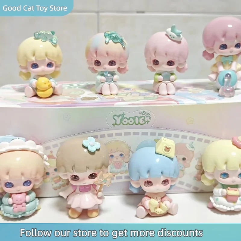 Фото Коллекционная фигурка Yooie Mini Blind Box Time Theater Series: Милая трендовая игрушка, украшение для рабочего стола, подарок на день рождения для взрослых женщин №1