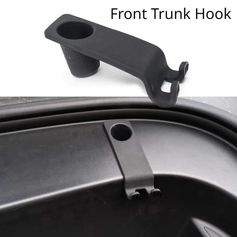 

Front Trunk Hook for Tesla Model 3 Spare Box Hook Bag Screw Protection Cover Cap Anti Swinging Car Interior Accessories 2023