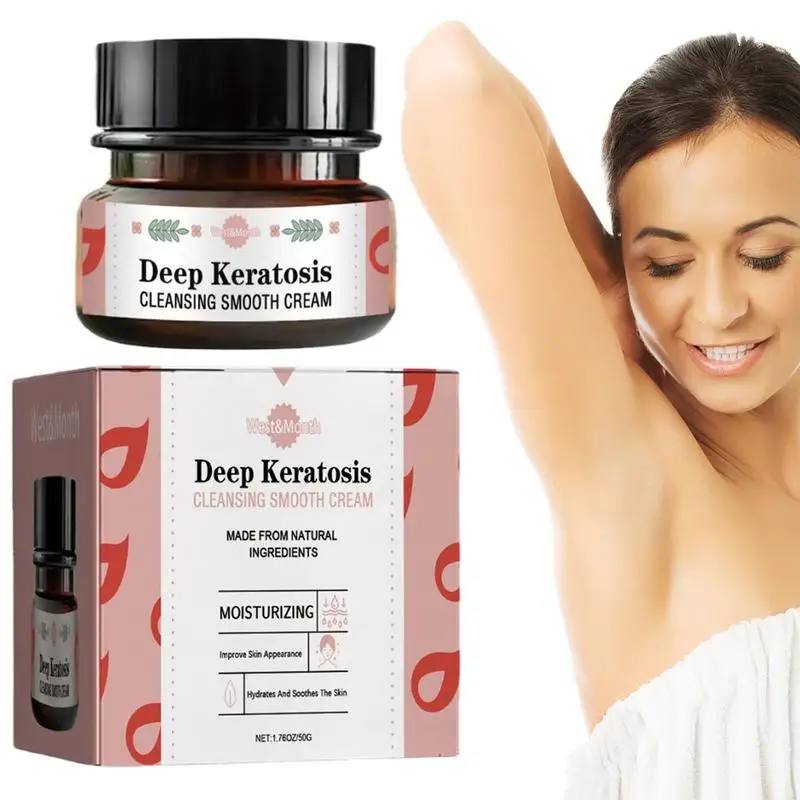 

Deep Keratosis Pilaris Repair Cream Chicken Follicle Skin Body Scrub Brighten Dark Spots Remove Smooth Moisturize Skin Care 50g