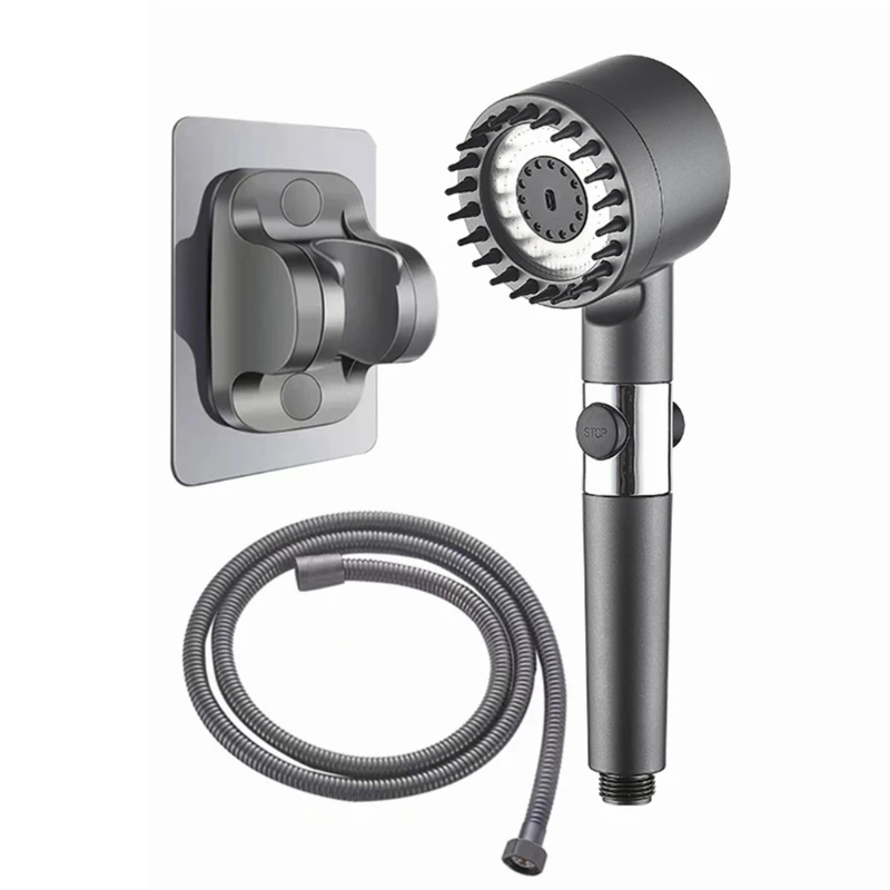

New German Massage Shower High Pressure 3Mode Handheld Shower Head for Bathroom