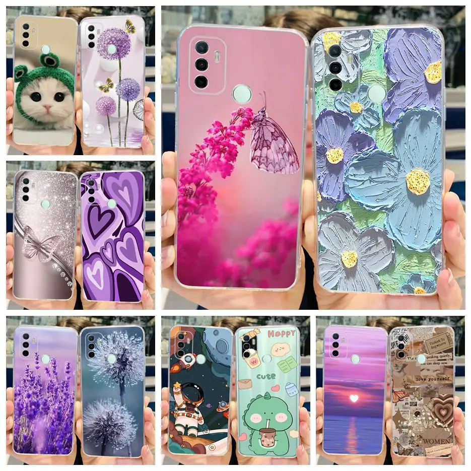 Для Oppo A53 чехол A53s CPH2139 стильная окрашенная Обложка Прозрачная силиконовая