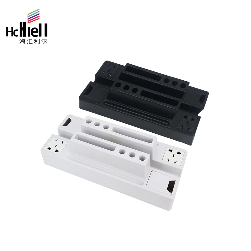 

High Quality Abs Plastic Socket Partition Clamp Base Wire Multifunctional Wire Cover Office Desk Furniture d Esktop Accessori