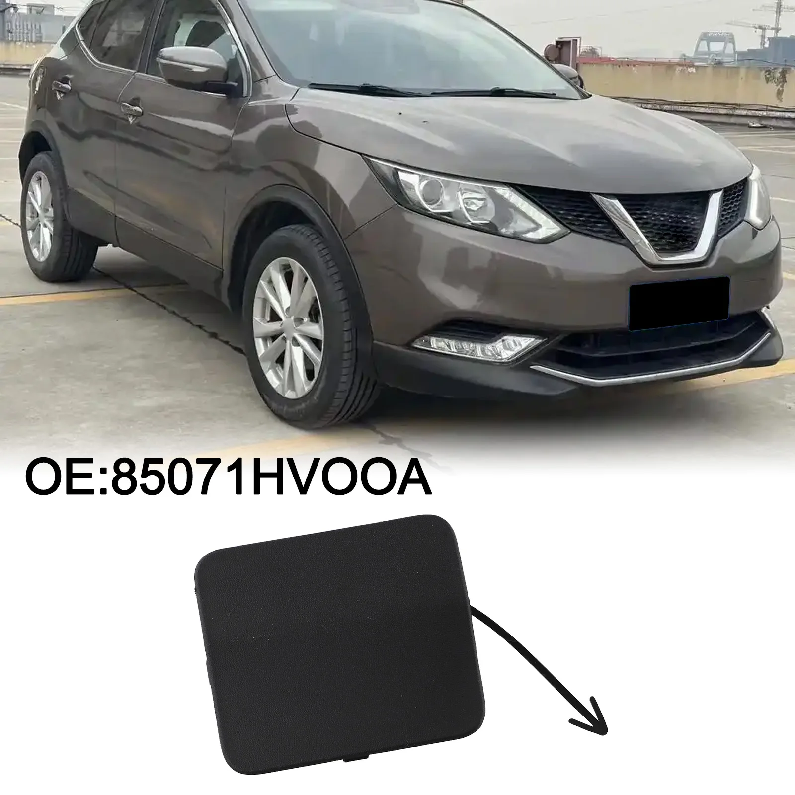 

85071HV00A Авто задний бампер Буксировочный крюк Замена крышки для Nissan Qashqai 2017-2021 Автозапчасти