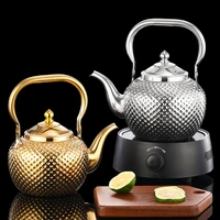 hammer shaped spherical handle teapot stainless steel teapot with filter screen household teapot kettle tea pot tea pot