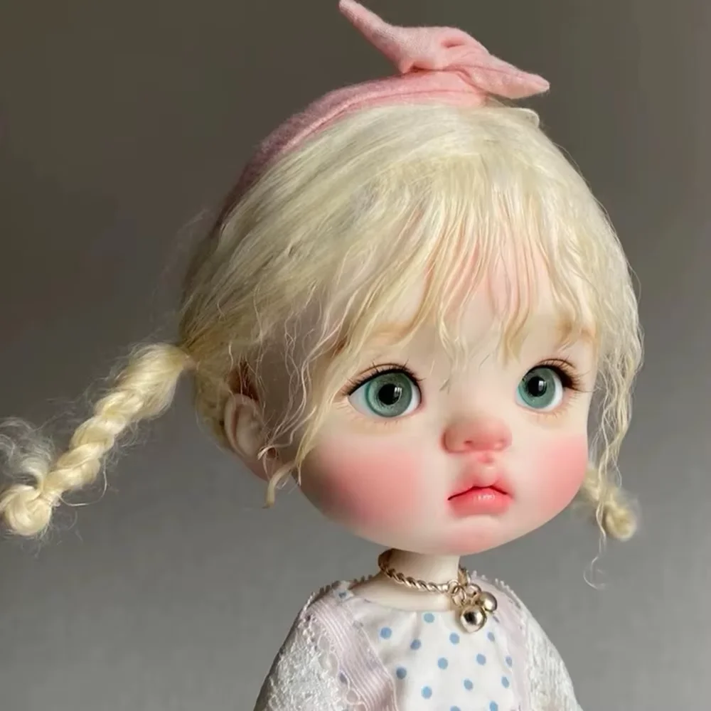Фото Em estoque 1/6 26 см qianqian yuanbao bjd sd boneca cabeça grande материал de resina acessórios diy brinquedos infantis presente №1