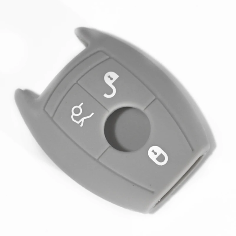 

Силиконовый смарт-ключ с дистанционным управлением и 3 кнопками, чехол для Mercedes Benz A Class A180 A200 A260 CES CLK, детали для дистанционного управления ав...