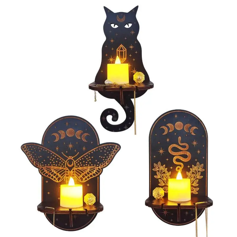Rack Base Candle Holder Floating Shelves Sphere Aesthetic Decor Display Stand