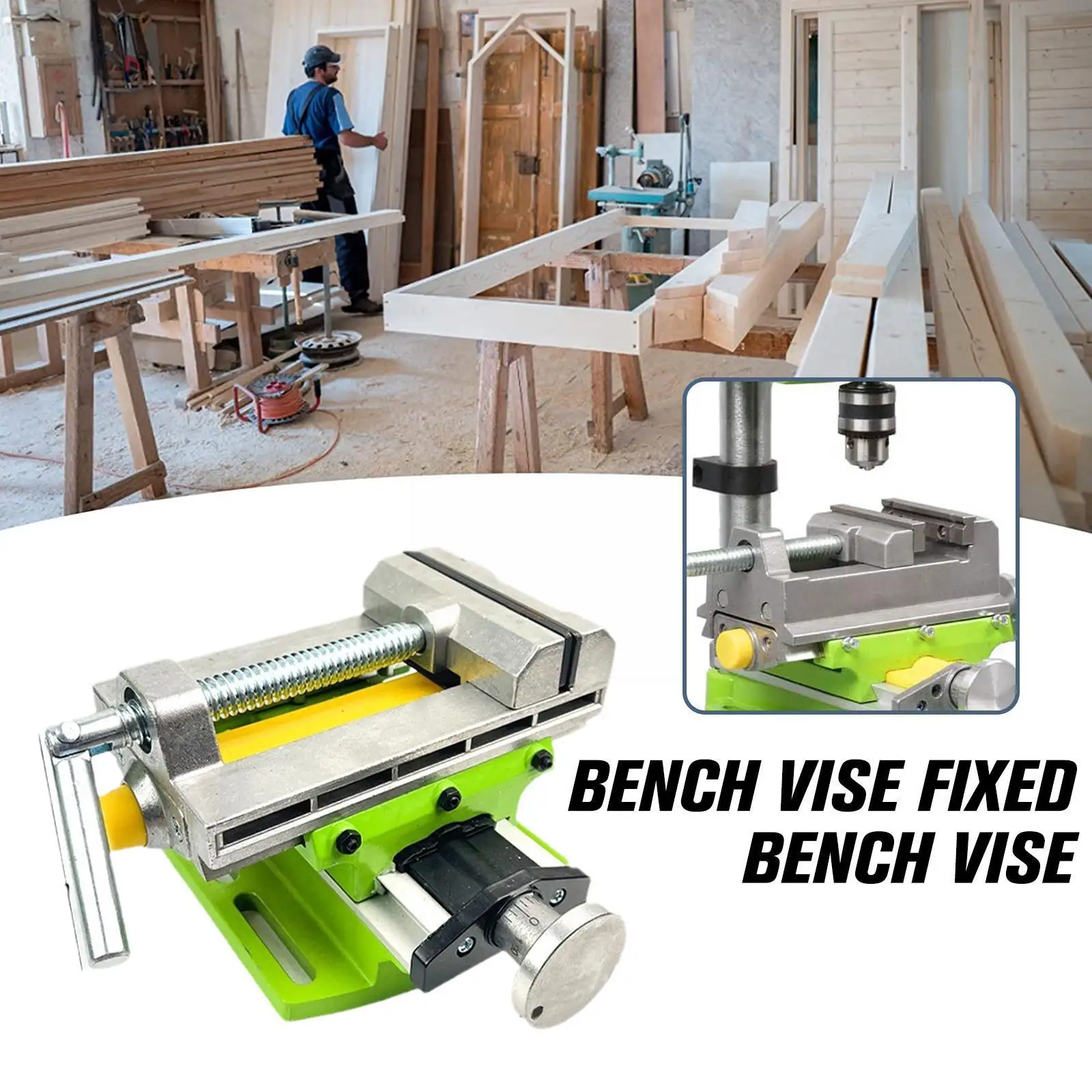 

Small Fixed Vise Multifunct Precision Industrial Repair Craft Table Mold Work Fixed Heavy Grade Fixed Duty Vice Diy B B6s5