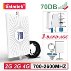 AGC 2G 3G 4G усилитель сигнала GSM CDMA 850 1700 1900 MHZ 900 1800 2100 2600 B7 B28 700 усилитель сотовой связи комплект Lintratek