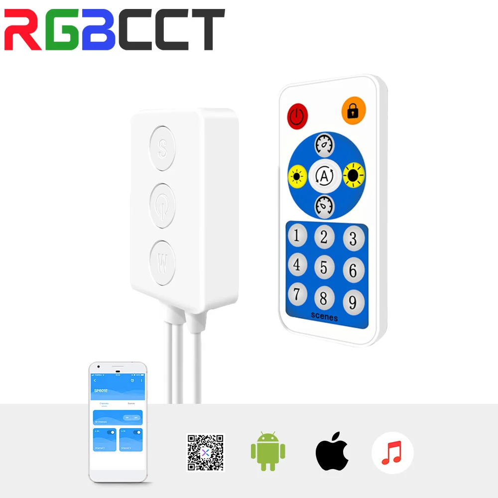 Музыкальный контроллер SP601E WS2812B WS2811 встроенный микрофон двойной сигнал