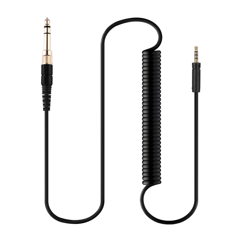 Фото Сменный кабель для наушников Sennheiser MOMENTUM HD430 HD458BT HD4.50BTNC HD450BT HD4.40BT с большим разъемом 6,35 мм на пружинный разъем 2,5 мм №3