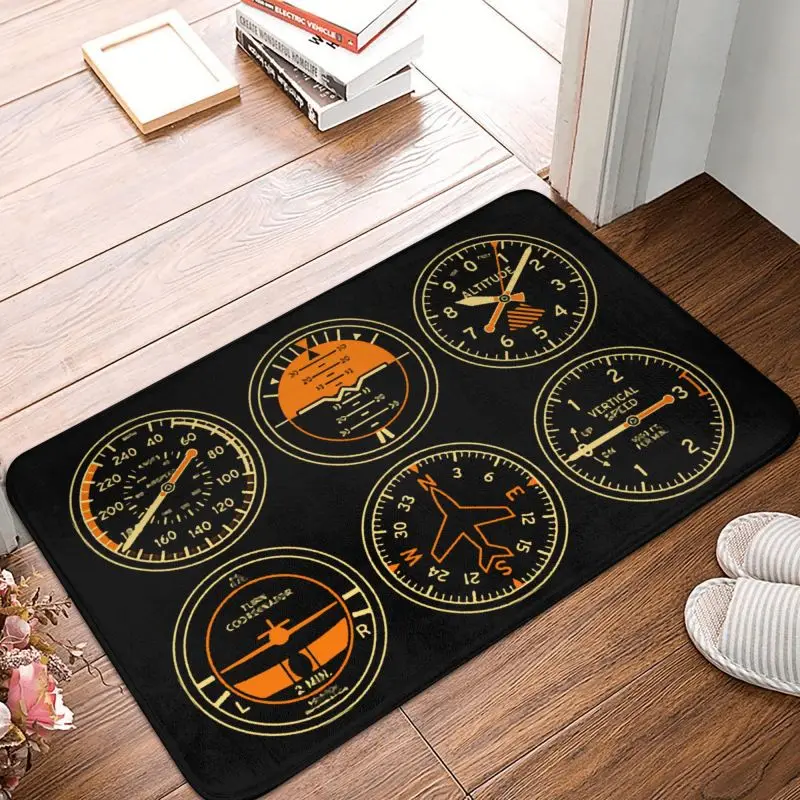 Изготовленный на заказ коврик для кабины с шестью циферблатами симулятор полета