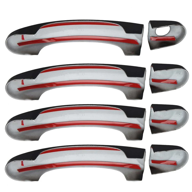 Накладка на дверную ручку автомобиля для Transporter T5 T6 2003-2015 Caddy Touran черный