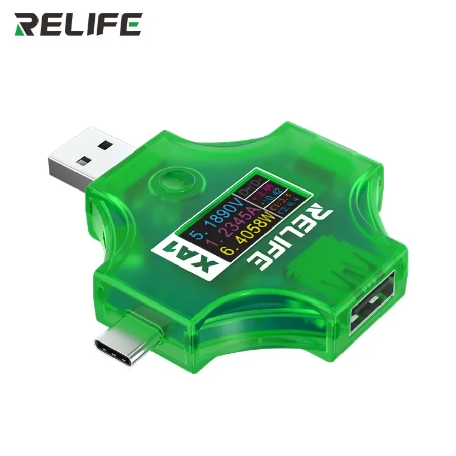 RELIFE XA1 Многофункциональный тестер тока и напряжения USB-Type-C для инструментов