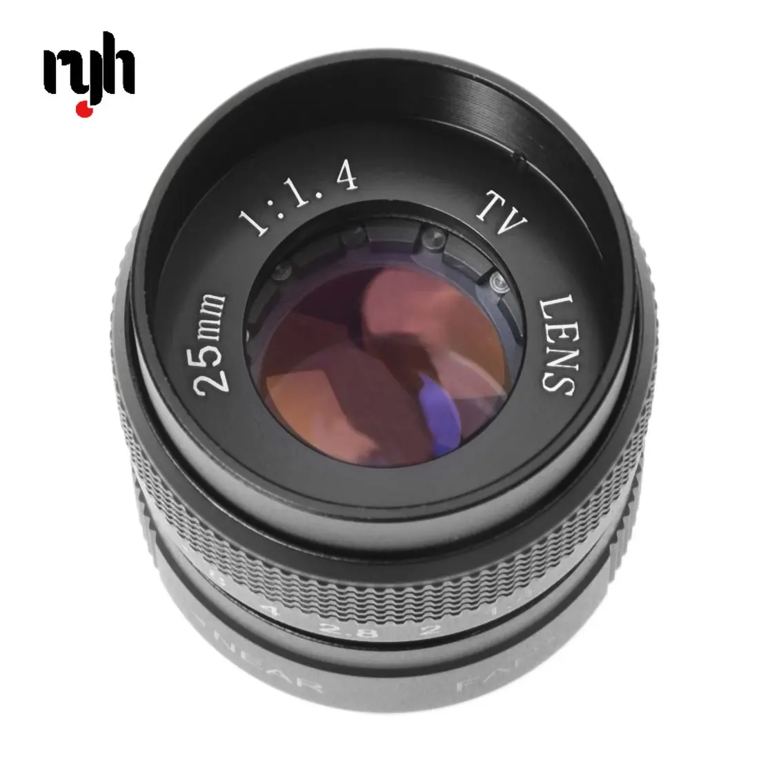 25mm F1.4 CCTV TV lens + C Mount for Micro 4/3 m4/3 for Pana