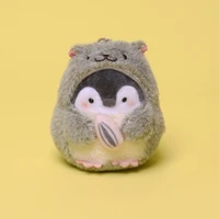 hamster penguin famliy plush mini baby toys cute rag doll stuffed stitch animal crossing kawaii gift for girls boys